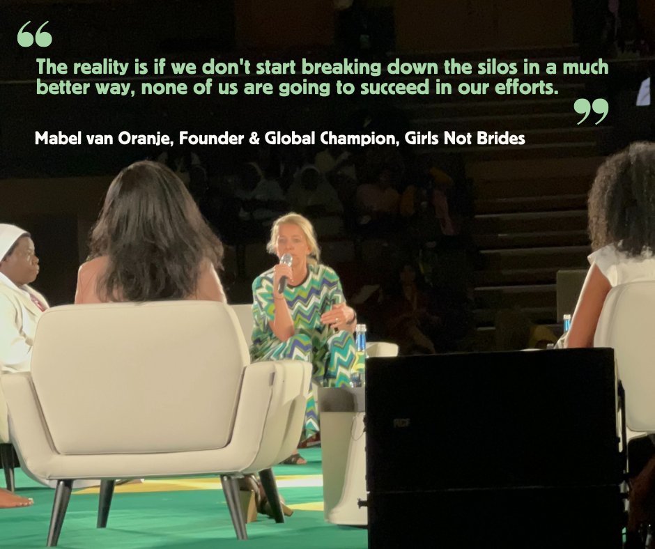 Girls Not Brides (@girlsnotbrides) on Twitter photo 💬"The reality is if we don't start breaking down the silos in a much better way, none of us are going to success in our efforts." Our Founder and Global Champion <a href="/MabelvanOranje/">Mabel van Oranje</a> on the power of collective action at #WD2023 💬"The reality is if we don't start breaking down the silos in a much better way, none of us are going to success in our efforts." Our Founder and Global Champion <a href="/MabelvanOranje/">Mabel van Oranje</a> on the power of collective action at #WD2023