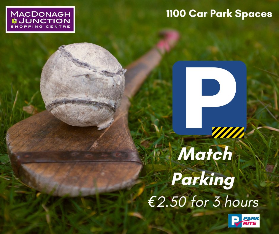 MacDonaghJunction (@macdonagh) on Twitter photo This Saturday July 22rd. Parking facilities will be available here at MacDonagh Junction Shopping Centre for the <a href="/OfficialCamogie/">The Camogie Association</a> All-Ireland Championship semi finals between.
<a href="/TipperaryGAA/">Tipperary GAA</a> & <a href="/WaterfordGAA/">Waterford GAA</a>
<a href="/CorkCamogie/">OfficialCorkCamogie</a> & <a href="/Galway_GAA/">Galway GAA Official</a>
We wish all teams the very best of luck. This Saturday July 22rd. Parking facilities will be available here at MacDonagh Junction Shopping Centre for the <a href="/OfficialCamogie/">The Camogie Association</a> All-Ireland Championship semi finals between.
<a href="/TipperaryGAA/">Tipperary GAA</a> & <a href="/WaterfordGAA/">Waterford GAA</a>
<a href="/CorkCamogie/">OfficialCorkCamogie</a> & <a href="/Galway_GAA/">Galway GAA Official</a>
We wish all teams the very best of luck.