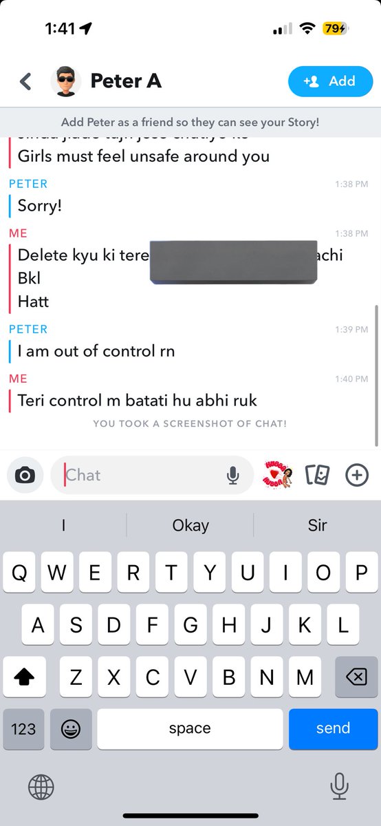 SutharKoshi's tweet photo. #Manipur

Aese logo ko sabak nhi sikhaya to or molestors peda honge! Social media se leke real life Tak jine nhi denge y aese log!

@Snapchat take action please for such Molestors! https://t.co/x6WOmYBET4
