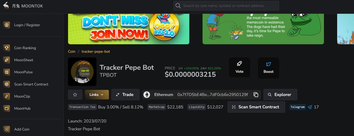 TrackerPepeBot tweet media