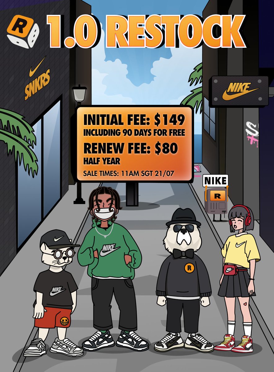 The mid-year 1.0 promo is here again! Join us at 
a affordable price with 90 days initial days as the SEA region upturn!

⏲️Time:11 AM SGT JUL 21
😍Details: $149 initial with 90 days initial
🟠Restock Server: discord.gg/XGNe4JnVUe

RT &amp; Like to win free monthly keys🔑
