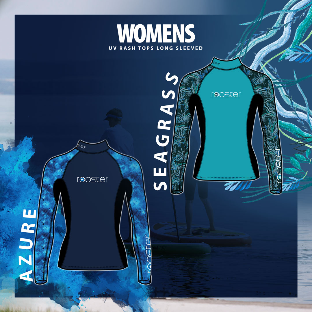 Dare to be different ? Stand out with our colourful rash guards 🎨

#roosterkit #inyourelement #bebold #blueseal #seagrass #azure