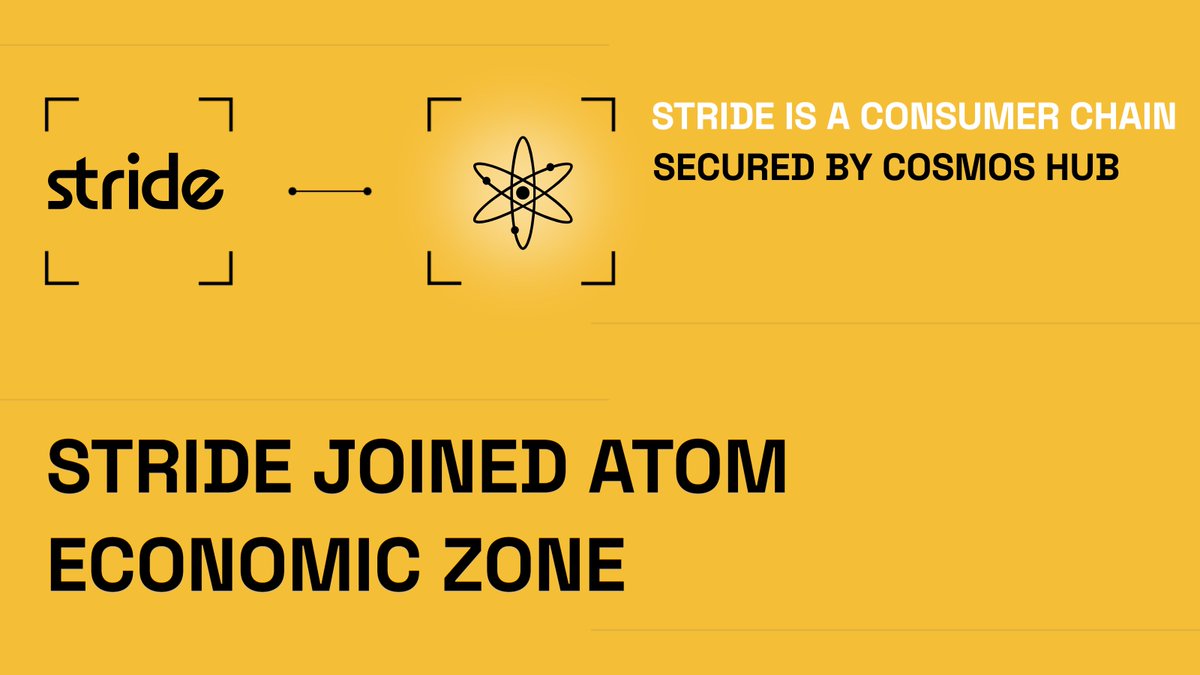 1/5 Being approved by #Cosmos community and after passing the audit &amp; testnet stages, <a href="/stride_zone/">Stride</a> (Liquid staking provider) has become a consumer chain enabling Replicated Security on 07/19 🎉
#everstakeupdate