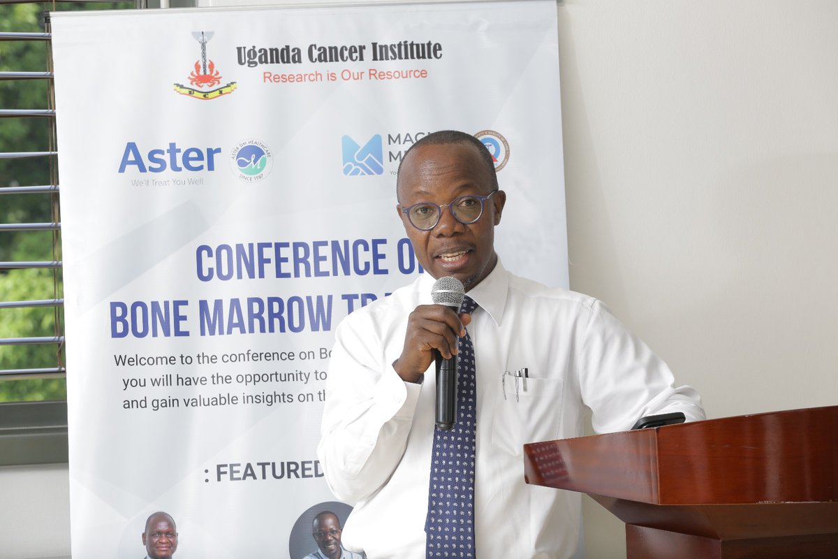 UgandaCancerIns's tweet photo. Conference on Bone Marrow Transplant: @ddunguh discusses strengthening collaborative efforts in BMT between @ASTERHealthcare @magnusmedi &amp; @UgandaCancerIns 
NB: UCI is setting up an international standard center for Bone-marrow transplant. https://t.co/mcYkiLOLyJ