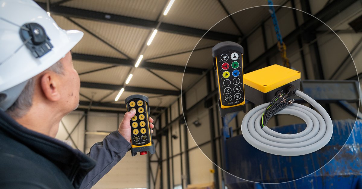 TeleRadioPolska's tweet image. Tele Radio wprowadza szybki w instalacji system sterowania radiowego zaprojektowany specjalnie do zastosowań dźwignicowych. Zestaw zawiera nadajnik T29-12 i wstępnie okablowany odbiornik R23-3. 
 👉 tlrd.pl/Z44 

#teleradio #sterowanieradiowe #radioremotecontrol