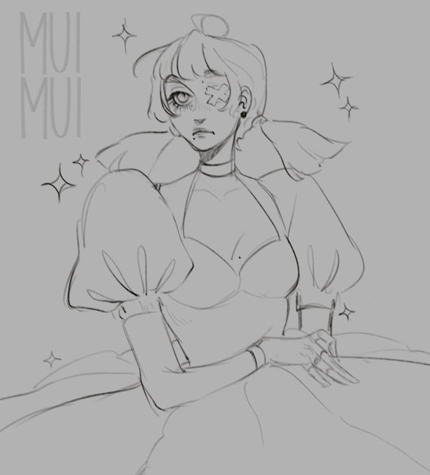 Late night redraw 。・:*:・゜★,。・:*:・゜☆ #Vtuber #muiillust