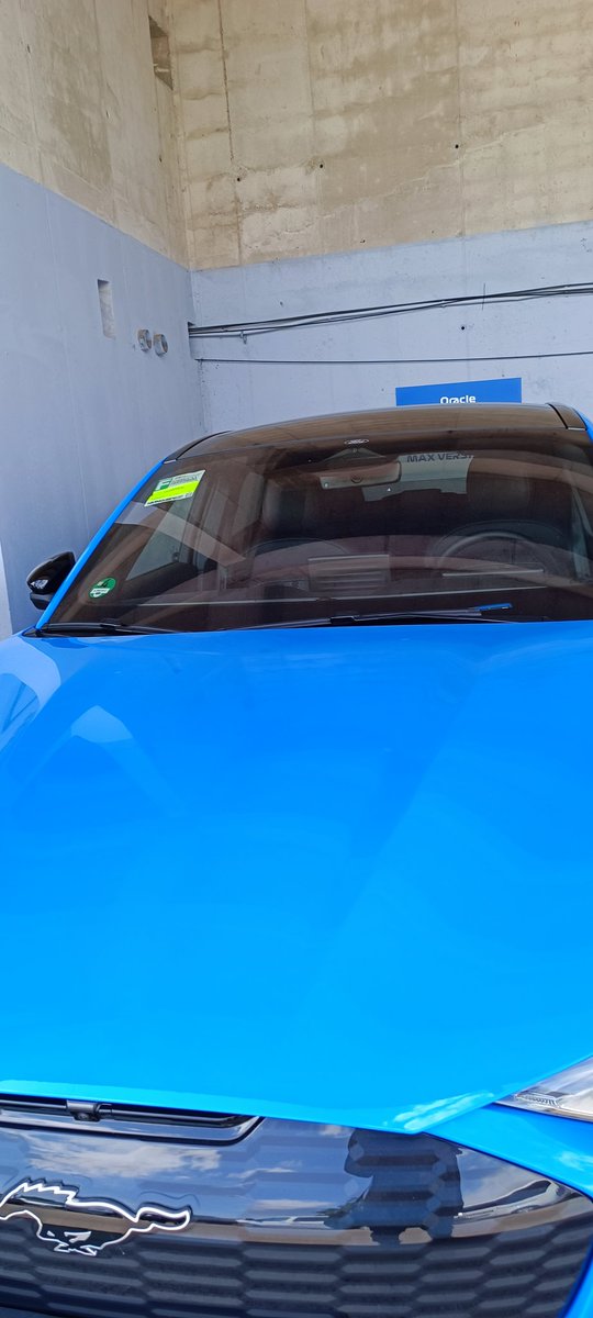 Verstappen con un Mustang en hungaroring. El acuerdo Ford...