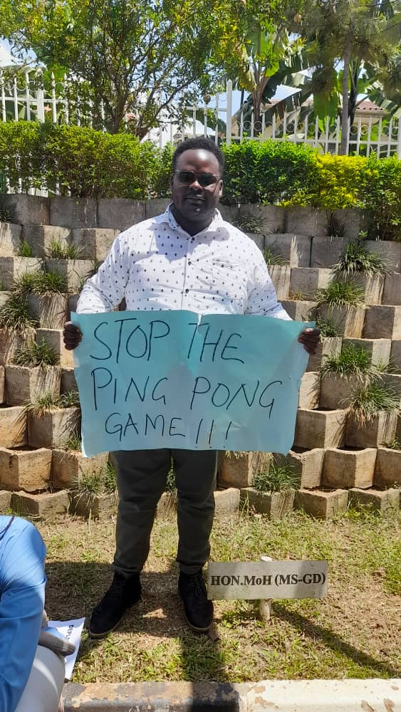 PharmJosh256's tweet photo. Its sad how @GovUganda sets aside billions of money to handle burial expenses for goons in it but can't invest in the health systems that saves the tax payers. I've not seen another governance but I think the current leadership is just too greedy😭 #DeployMedicalInterns 
@nbstv https://t.co/UTItw9SkTt