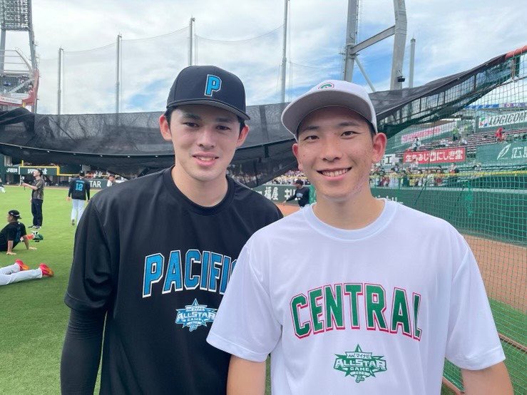 佐々木朗希 投手とジャイアンツ #戸郷翔征 投手！ #chibalotte #広報