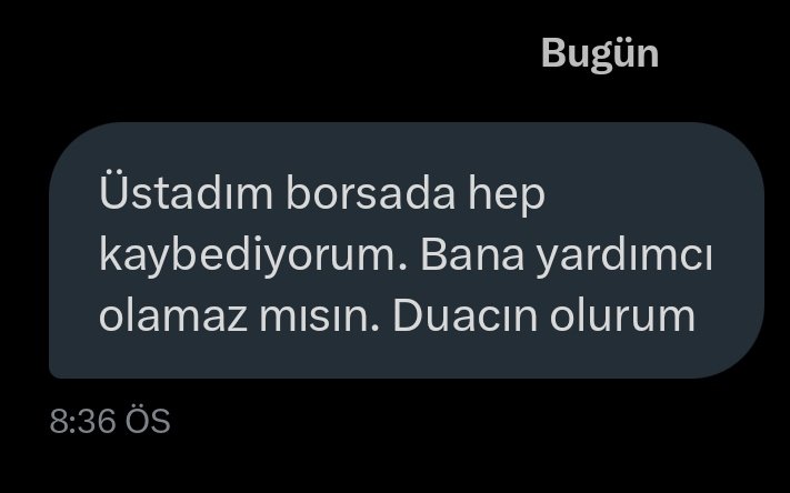 - Hemen yardımcı olayım 

1. Kaybetmek bu işin doğasında var bunu kabullenelim. (çoğunluk kaybeder.)

☑️2. Profesyonel değilseniz borsada kazanmanın en kolay ve en kazançlı yolunu anlatıyorum.

✨ Borsa İstanbul'da; gelecek gördüğün 7-8 sektörü kağıda yaz..
Örneğin; Teknoloji,