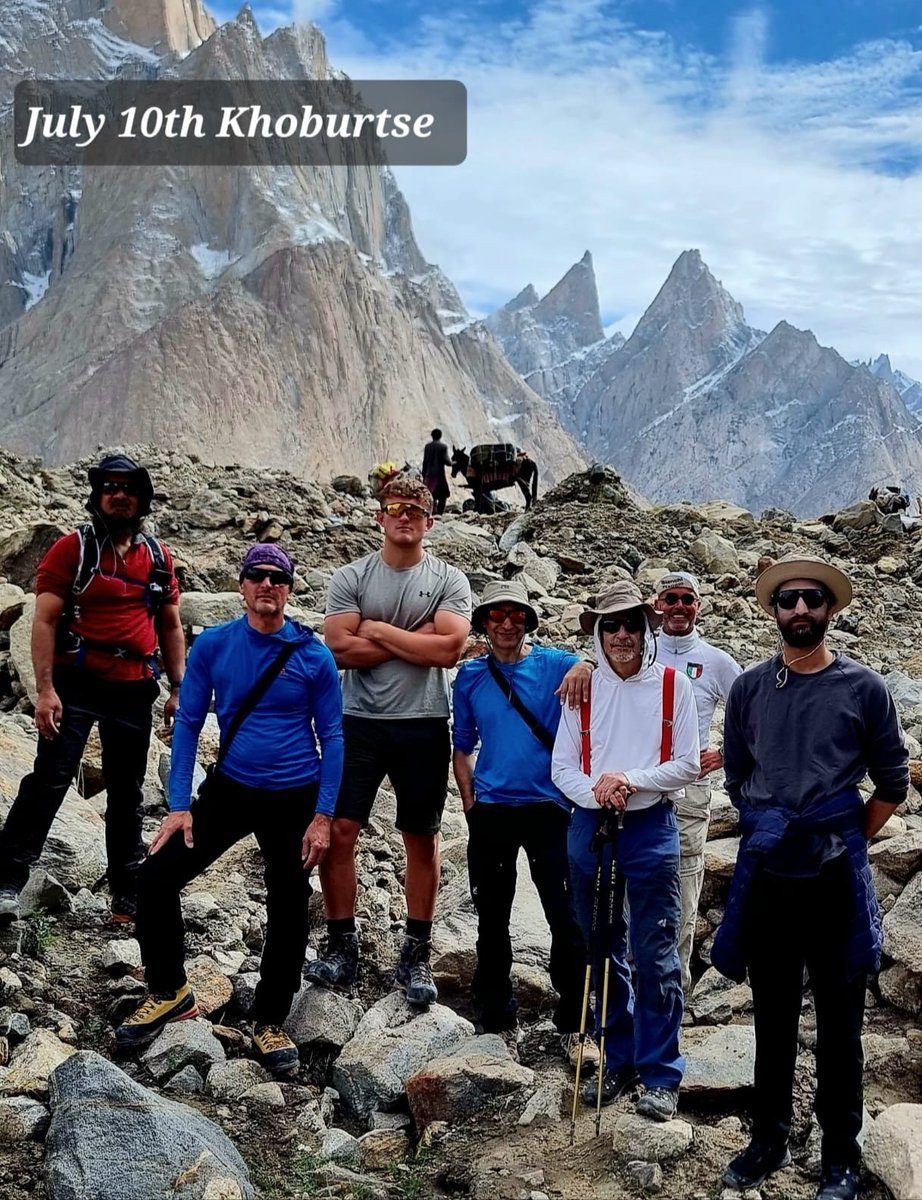basitrono1's tweet photo. 13 days Trekking into the wilderness of Karakorum range  while camping on Baltoro glacier , K-2 , K-7 and Concordia with these bunch of amazing trekkers is a unique and unforgettable experience for me.During our trek we formed a special bond over the shared challenges of the trek https://t.co/ZlKZkx91O6