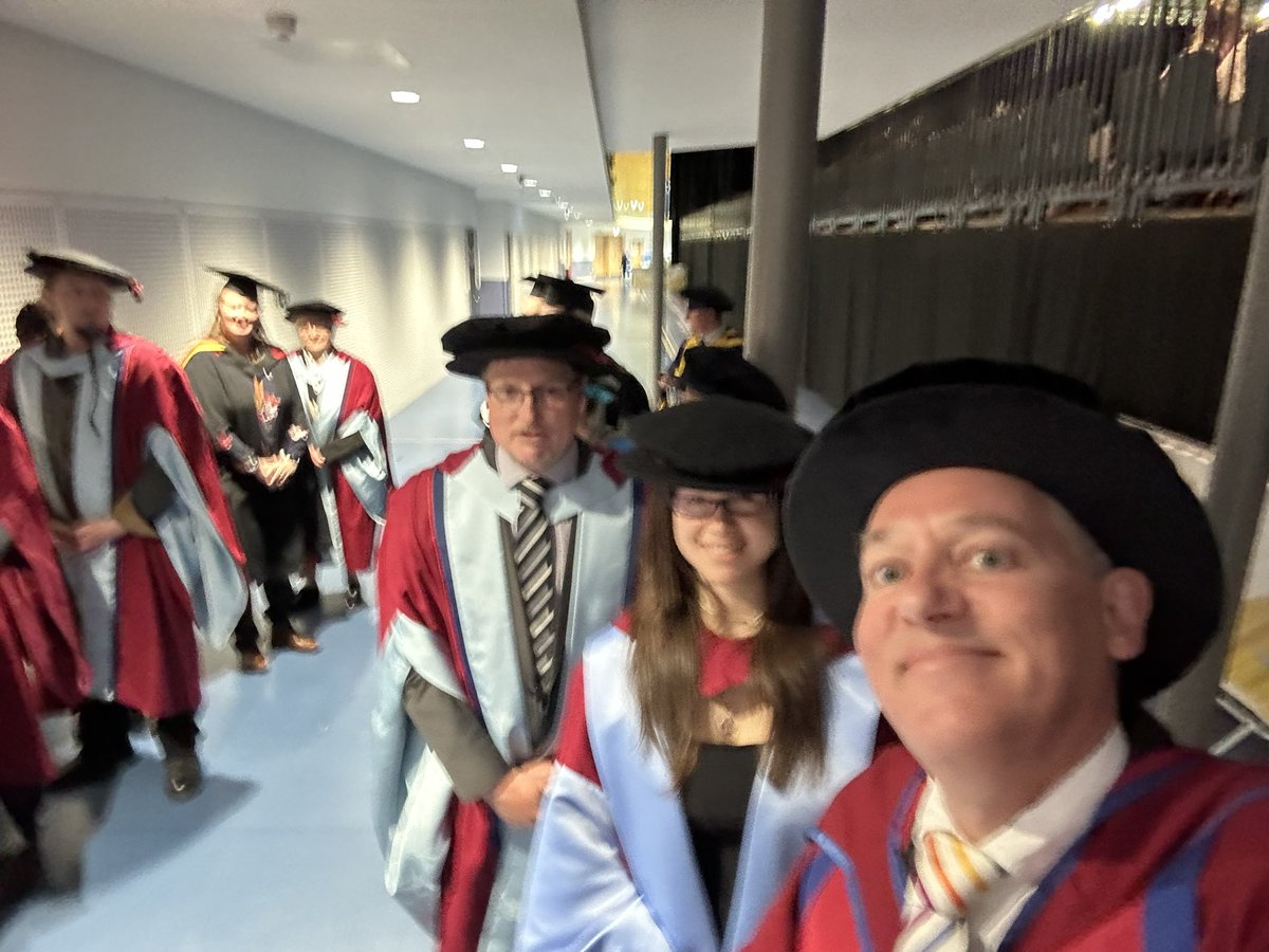 I’m not sure who is more excited to be attending the graduation of our 2023 #Geosciences students - the students or the faculty! 

Very proud to be supporting our graduates on their special day.

#DerbyGrad @DerbyUni @DerbyUni @derbyunistudent @DerbyUniAlumni @DerbyUnion