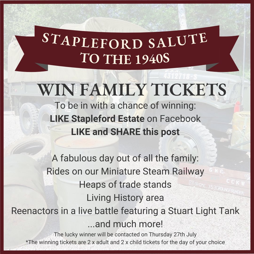 Only 1 week to go! So much going on for this event and we can't wait to welcome you all! 😁

As well as everything below, we also have some fabulous food vendors, including a delicious local Hog Roast by <a href="/Posh_Pork/">Farmer_Lou</a> 🍔

Last chance to win tickets below, winner drawn next week!