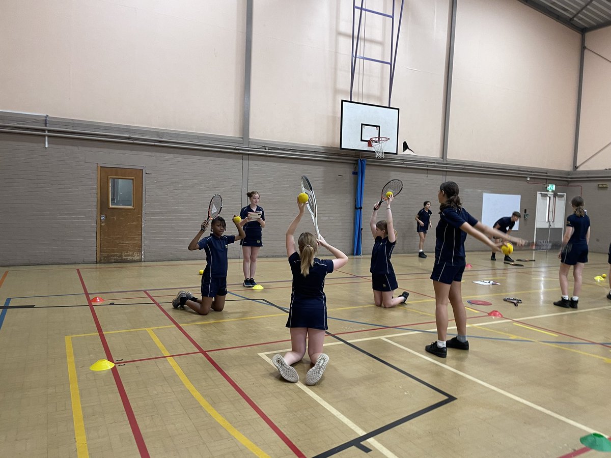 Action shots from @NTAnorfolk tennis leader course on Wednesday. Students developed personal skills to help them deliver to groups of young learners.