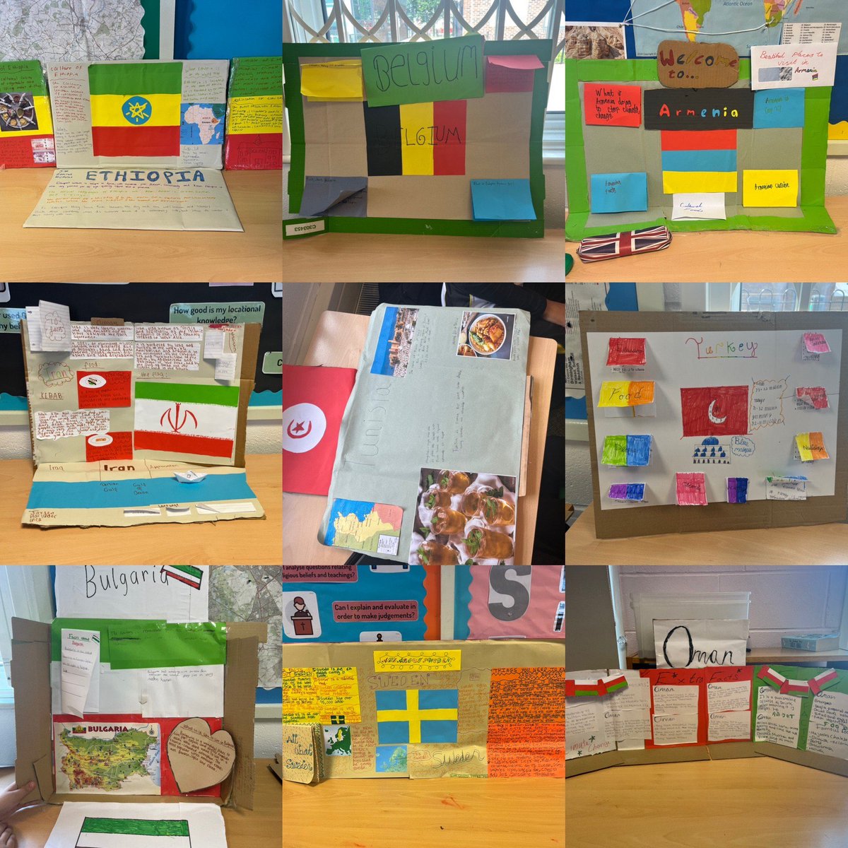 HolyheadHums's tweet photo. Humanities had the final presentations of year 7 Culture Fair this week after Enrichment Week - everyone was very impressed with their work and the students enjoyed learning about other cultures! @holyhead_school #KASE @CRSTrust #EnrichmentWeek https://t.co/Rpv76fPnLP