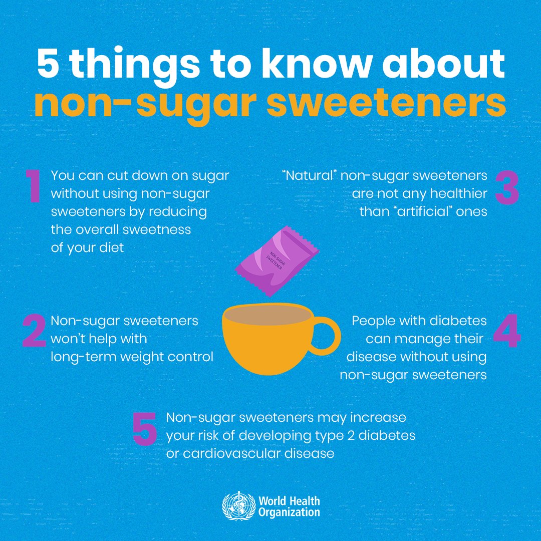 5 things to know about non-sugar sweeteners 🤔