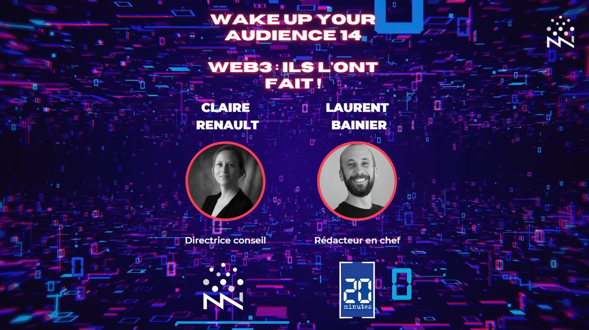 metricsfactory's tweet photo. Wake Up Your Audience 14, Web3 : Ils l'ont fait ! 📢
En juin 2022, @20Minutes lançait #20Mint, le premier magazine gratuit dédié au #Web3 avec un projet #NFT unique. 🗞️
@LaurentBainier, rédacteur en chef, partage les coulisses du succès, les défis et la mise en œuvre opérationnelle de cette aventure.
Découvrez tous les détails clés du projet NFT dans son témoignage ! 🚀👇