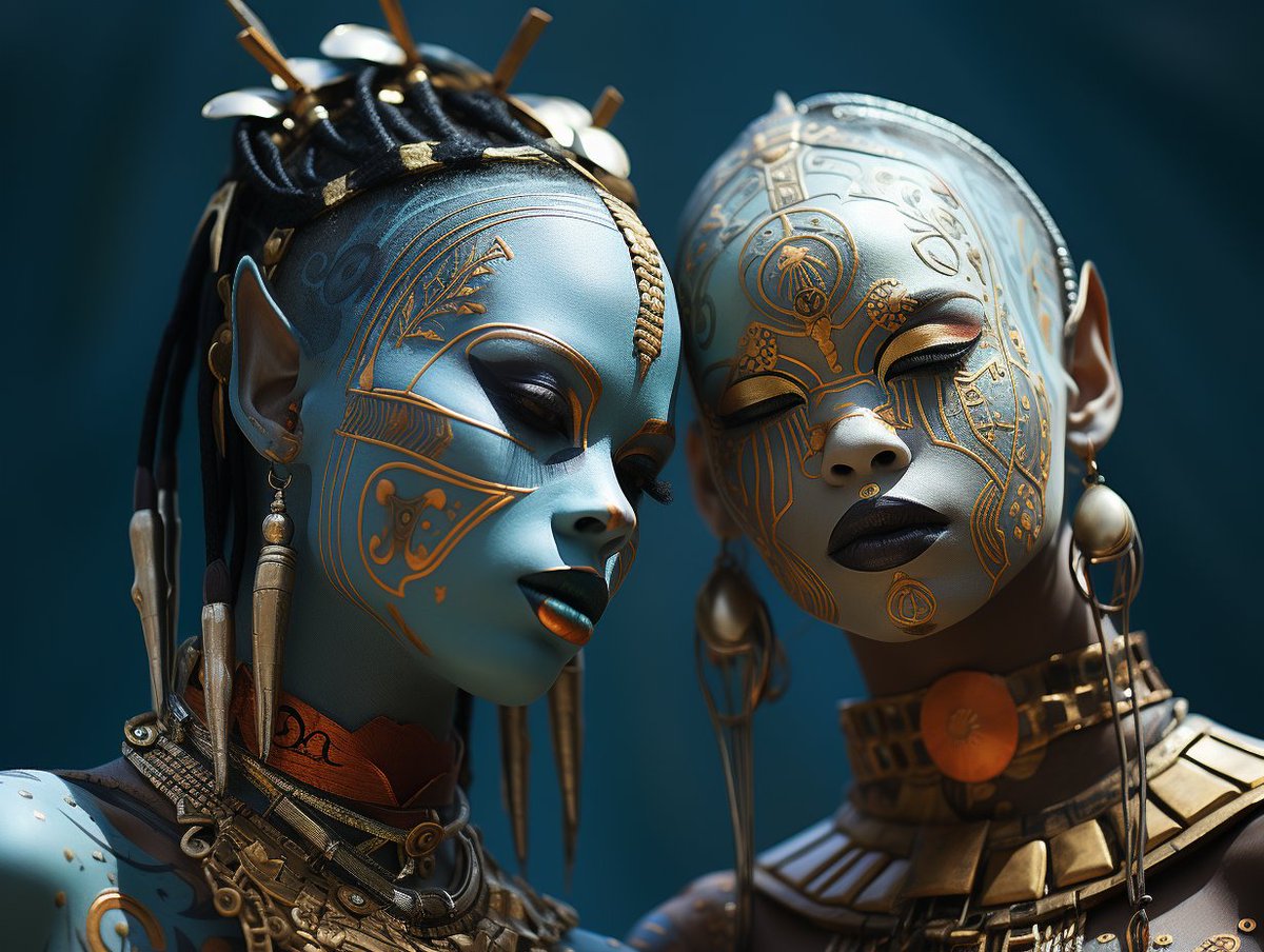 PFra411's tweet photo. Mysticals #elf #twins, guardians of #nature's harmony. They dance through ancient forests, whispering to the wind and tending to the flora.
#midjourney #midjourneyart #AIart #aiartcommunity #AIcommunity
more on : https://t.co/ybxJ6N2K2c https://t.co/67rkaB9Frh