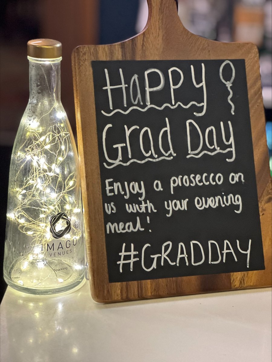Congratulations class of 2023 🎓 Please enjoy a glass of fizz on us with your evening meal If you would like to book your celebretory meal please call 01509 633030 #gradday #graduationdinner #graduation2023