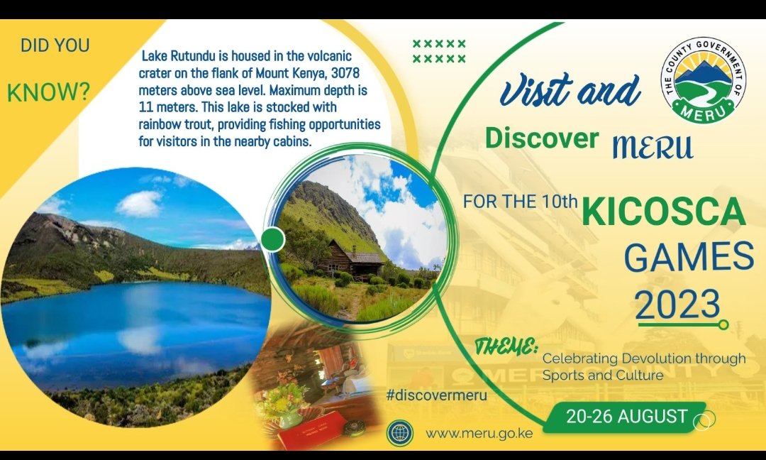 DiscoverMeru's tweet photo. #LakeRutundu got its name from the adjacent hill Rutundu which resembles packed tobacco in the Meru dialect
Did you know that it was here that UK’s Prince William proposed to Kate Middleton back in 2010
#tembeameru #KaribuMeru #MeruCounty #homeofadventure #Magicalmeru #Kicosca https://t.co/Zpxwwy879v