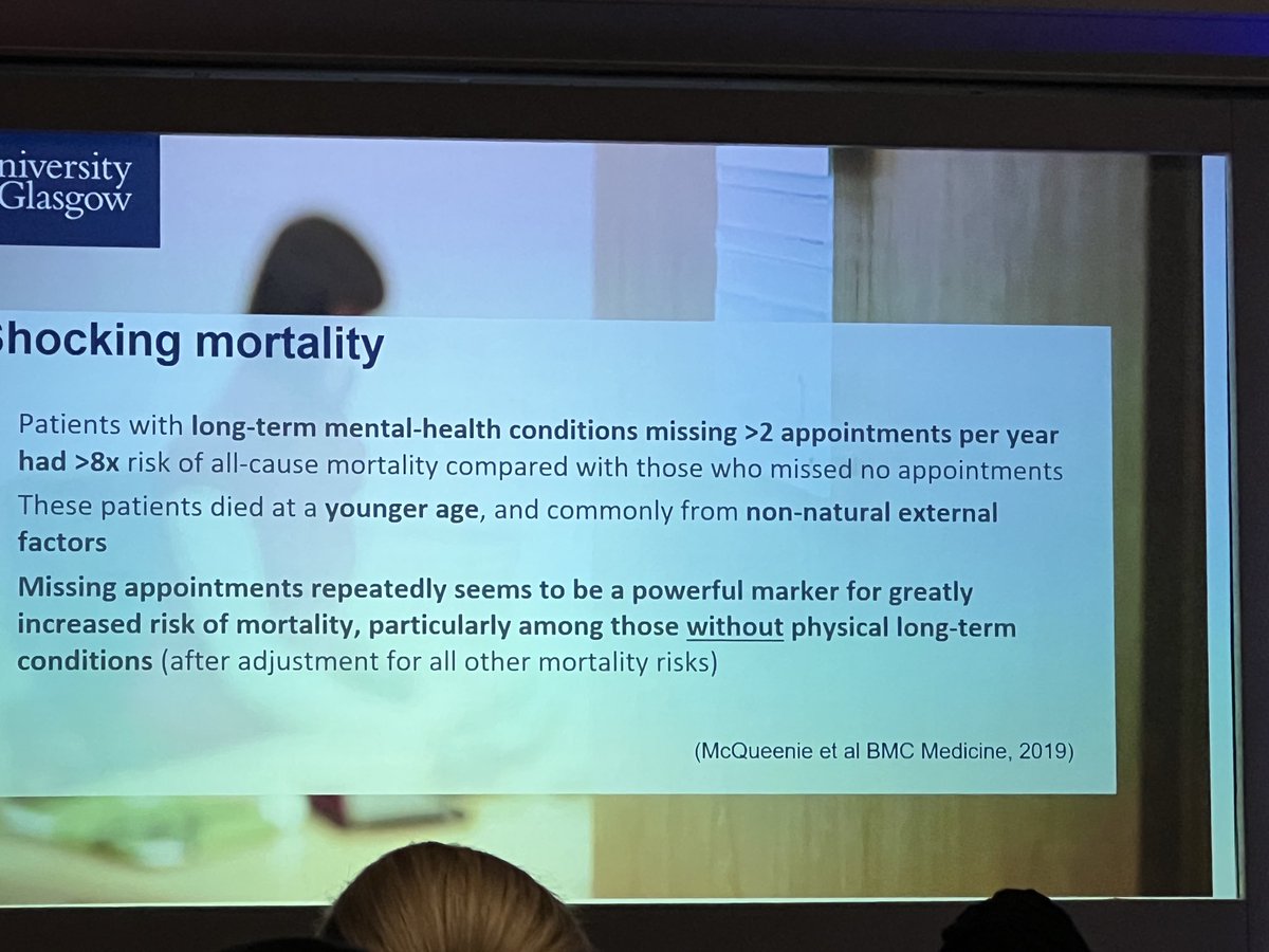 Missing #GP appointments repeatedly is a powerful marker of risk of mortality ⁦@aewilliamsonl⁩ #SAPC2023 #generalpractice