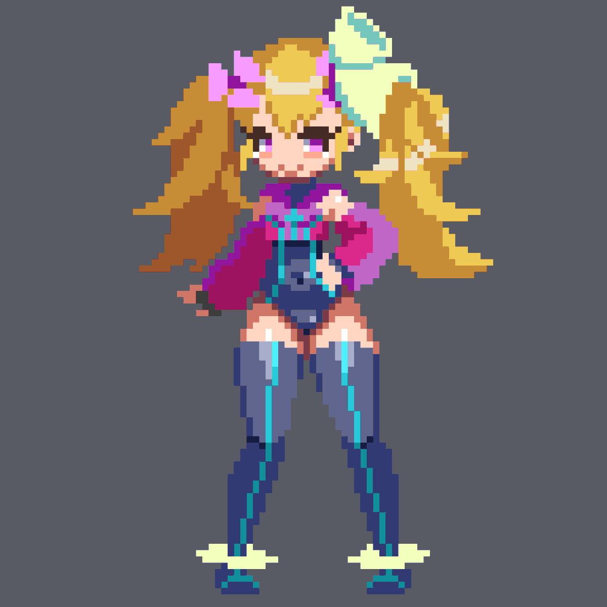 リリンちゃん #ドット絵 #pixelart リリンちゃん #ドット絵 #pixelart