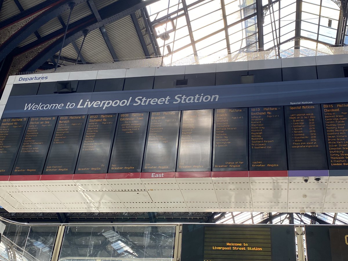 Been a long time since I’ve travelled home by train.  

To the East!