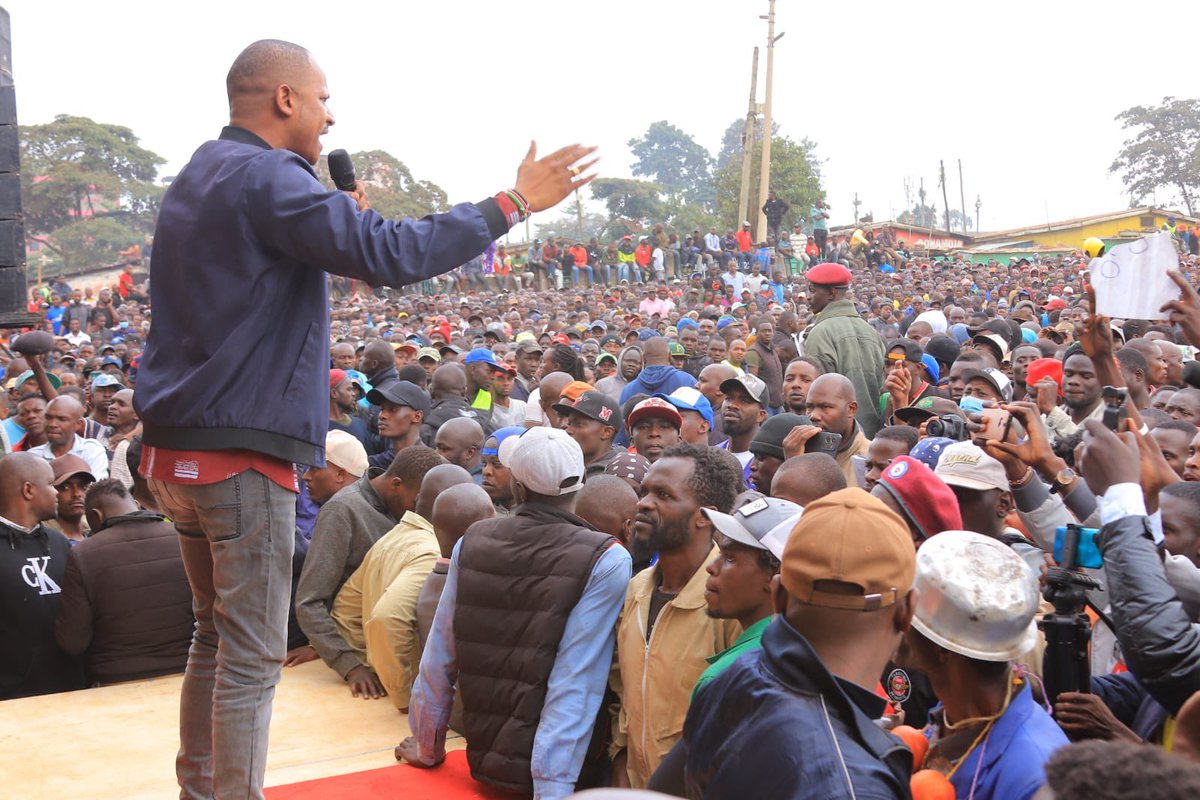 Just tried to review clips regarding Hon. Babu Owino's predicaments and I have seen the sense of INVESTING in your family. At Wang'uru Police Station, Mwea in Kirinyaga, only distressed family members led by Fridah Ongili are within the vicinity. Rem, this is the home of Martha
