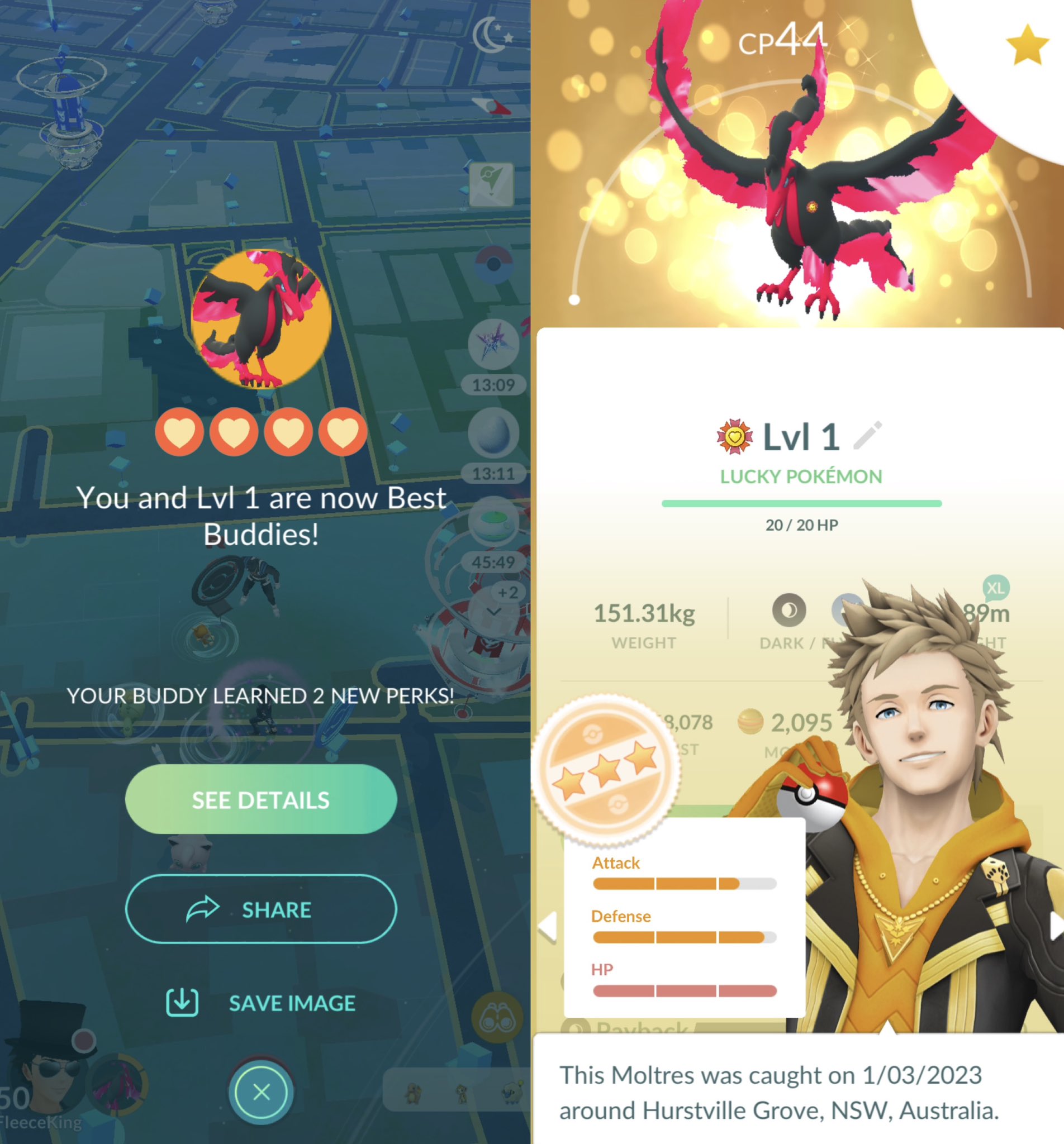 All 28 Unown lucky and best buddy : r/pokemongo