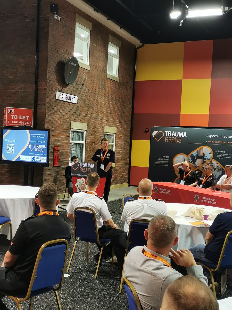 We just heard an incredible speech from Chief Fire Officer Dave Russell as he opened <a href="/TraumaResus/">Trauma Resus</a> National Fire &amp; Rescue Service Trauma  Conference! 

He shared insights on how the service has evolved and the latest trends impacting firefighters today.  

#NotJustFires #Trauma
