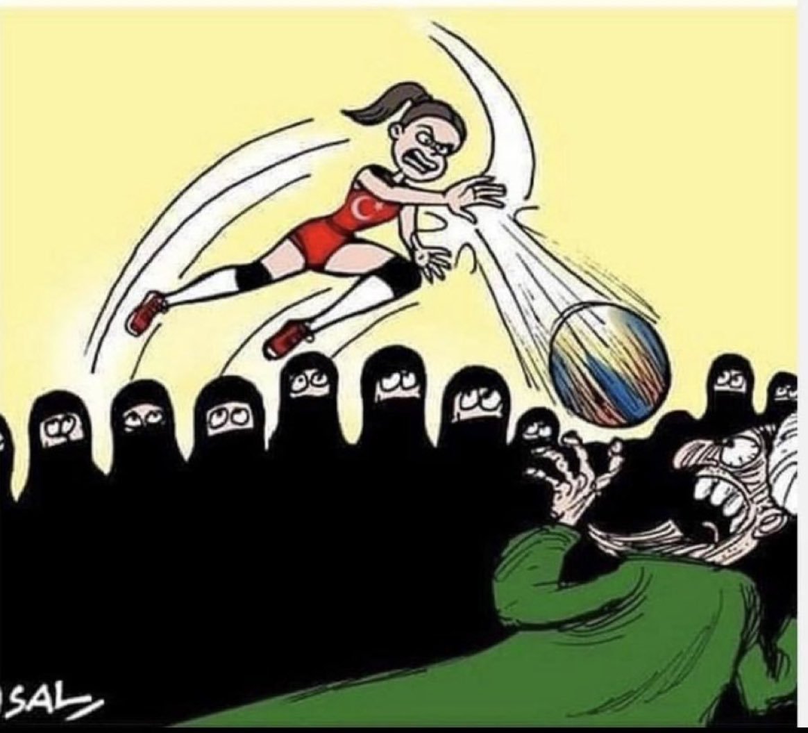 Voleyboldan, spordan soğuttunuz arkadaş.
Bu nedir Allah aşkına⁉️

Bir şampiyonluk üzerinden ülke yönetimine subliminal mesajlar göndererek İslam düşmanlığı yapmak, Koca bir Müslüman kitleyi üstelik Müslüman bir ülkede rencide etme hadsizliği de nedir‼️⁉️

Spor başarısı üzerinden