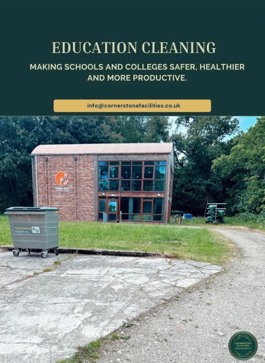 It is of the highest priority to have a clean and healthy environment for our children. 

📧 info@cornerstonefacilities.co.uk
📞 01332 494594
🌐 cornerstonefacilities.co.uk

#cleaningservices #educationsector #schoolfacilities #cornerstonefacilitiesmanagement