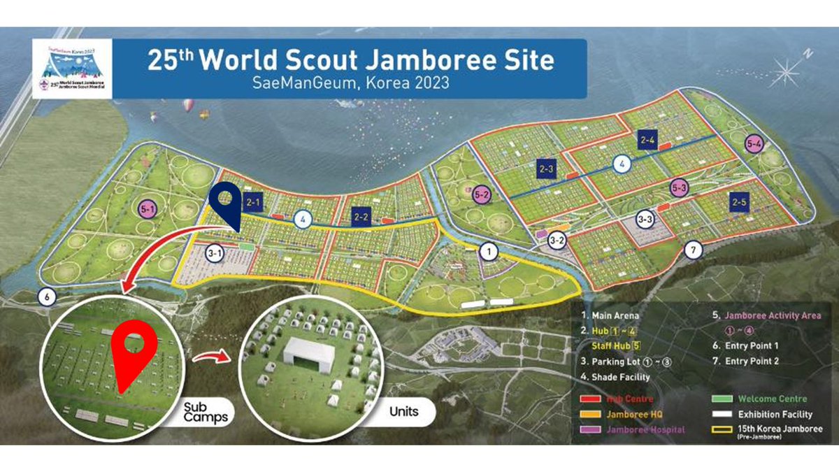 25wsj_unit61's tweet photo. We know where we're staying on the jamboree site! 

We're located on site 20 in subcamp 3, known as Arrowe park! 

Each subcamp hosts around 2,000 people, we can't wait to meet our neighbours!

#Unit61 #UK25WSJ #DreamWild #DrawYourDream #MI61 #HampshireScouts #SouthLondonScouts https://t.co/bbt3bF752q