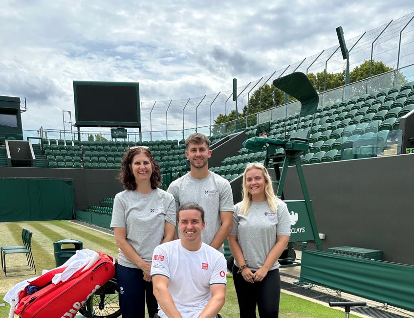 PHC_Lboro's tweet photo. Final day of testing here at #Wimbledon 

An amazing few days well done to all involved! Full story to follow 🎾

@RGKWheelchairs @NWebborn @MichealSheen @elliemaystorrx @Thomas_2016 @bedform @LboroSSEHS https://t.co/jrYlhHqwwu