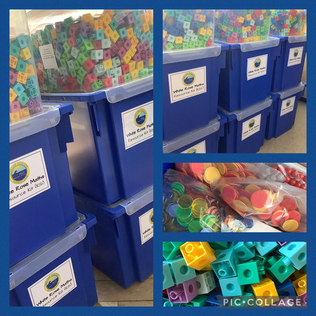 SullyPS's tweet photo. Some exciting deliveries have arrived ready for September… Thank you to our @SullySchoolPTA for funding our new Maths resources! We can’t wait to start using them! #CPAApproach @WhiteRoseEd #SPSMathsAndNumeracy https://t.co/68mtkHEA6O