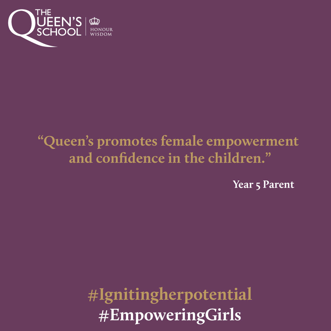 QueensLowerSch's tweet photo. The benefits of an all-girls education are evident through our amazing pupils and it is something our parents really understand and value too. 😊 🥰 #testimonials #reviews #feedback #ParentView #singlesex #GirlsSchool #QueensSchoolChester https://t.co/VBYRwNGJio