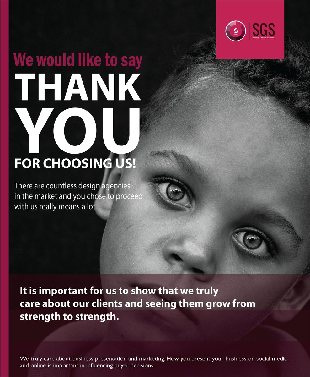 OrgSynergy's tweet image. Without clients, there is no Synergy Graphics ZA . It is always a privilege to be of service to a client. #thankful #synergygraphics #Synergy