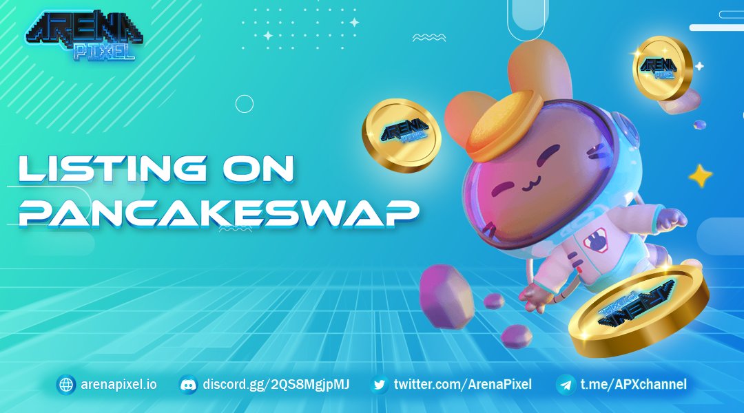 ArenaPixel's tweet photo. 💥Arena Pixel will list on Pancakeswap at 10:00 UTC - 20th July.

🌟Thank you to the community for participating in the public sale round. Please note that the Mainnet will be launched in a few hours.

📌Contract: 0x25FEE0eDA3C44521B5AB1e22e7126022256A9928 https://t.co/tnAhwaFFpf