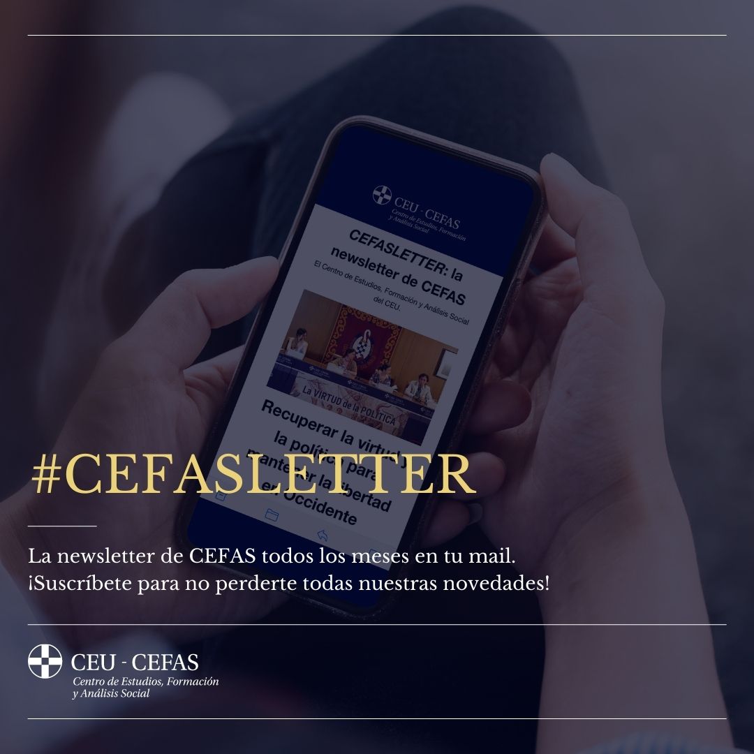 CEFAS_CEU's tweet photo. 💥 Ya tienes en tu mail #CEFASLETTER 💥
🆕 La celebración del Congreso Joven y el seminario sobre el aborto en USA, la publicación de un nuevo Cuaderno CEFAS y muchas más NOVEDADES...
✅ Síguenos para no perderte nada.
📲 Suscríbete en https://t.co/LSvricMv60 https://t.co/Ehz83EedGg