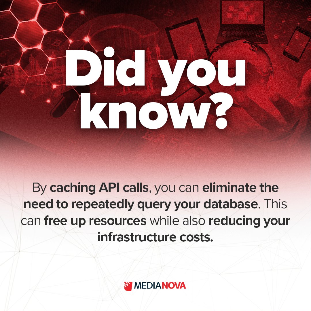 Medianova_CDN's tweet image. 🚀 Unleash Potential with #Medianova: Embrace #API call caching to eliminate redundant database queries, freeing up valuable resources and cutting infrastructure costs. Stay competitive and scale with ease! #DatabaseOptimization