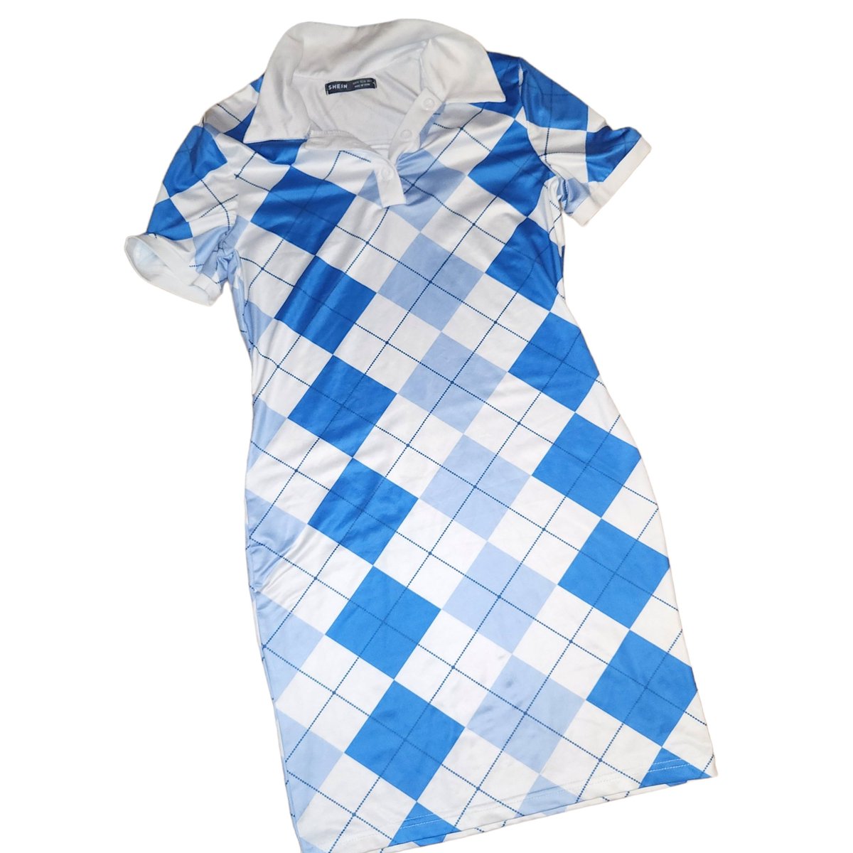 McSwagCo's tweet photo. 👚 Argyle Print Polo Bodycon Dress By SHEIN
🔗 Link in Bio
#thrifting #thrift #thriftshop #thriftstorefinds #vintage #thrifted #thriftedfashion #preloved #secondhand #thriftstore #fashion  #thriftfinds #vintageclothing #vintagestyle #ootd #reseller #sustainablefashion #poshmark https://t.co/lNZFGwh6er