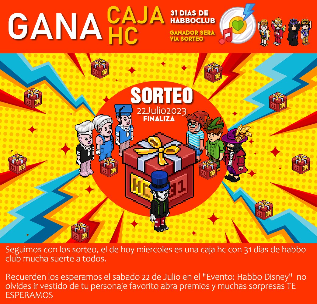 ⭐️Participa, concursa, juega y gana
🎵Con Djsfactory.com
🎁Sorteo "Caja HC"  de 31 días
📌Requisitos:
👍 Seguir Twi <a href="/Djsfactory/">Djsfactory</a>
♥️   Regalarnos un me gusta
🔁 Darnos un RT
🏷️ Un amigo opcional gana $10 créditos
📅Finaliza sábado 22/07/2023
☘️Suerte

👇Otro sorteo
Martes