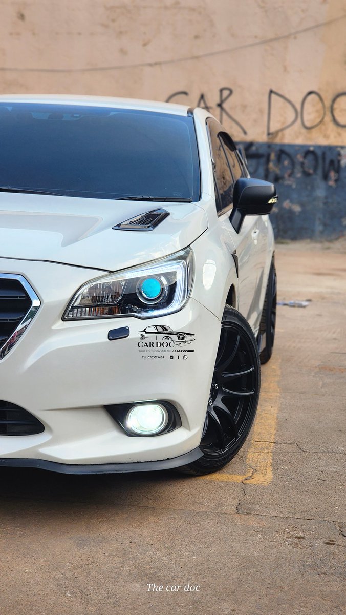 The_Car_Doc's tweet photo. Legacy BN9 aesthetics upgrade done by us ...visit us at conrad house jinja Road 
#subarulegacy #subaru #kampala https://t.co/9N0e5O07ef