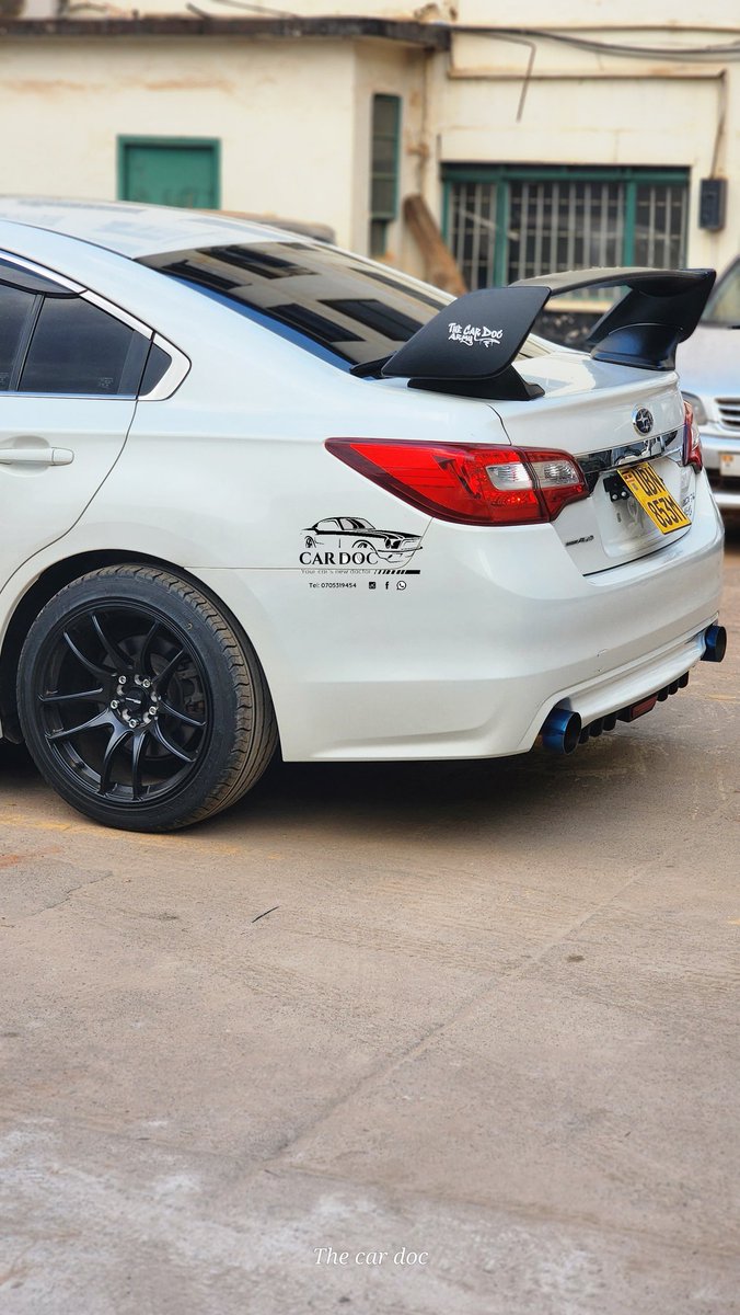 The_Car_Doc's tweet photo. Legacy BN9 aesthetics upgrade done by us ...visit us at conrad house jinja Road 
#subarulegacy #subaru #kampala https://t.co/9N0e5O07ef