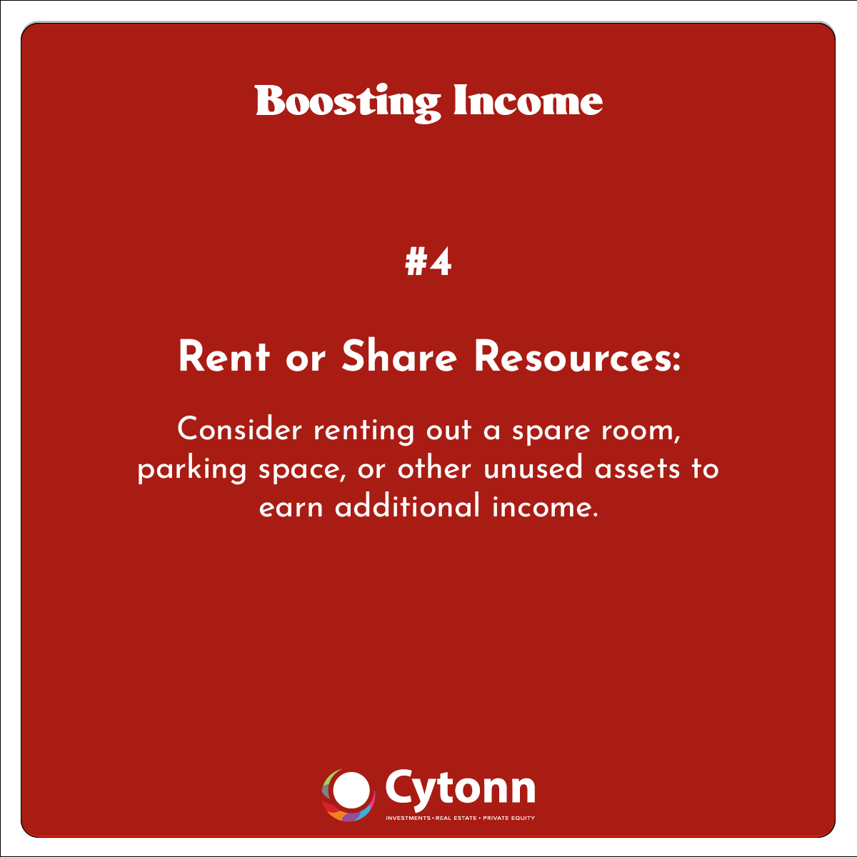 CytonnInvest's tweet photo. Good Morning!
By renting or sharing these assets, you can make the most of what you already have and generate income from things that would otherwise remain idle.
#Tip4 #Emergencyfundsaving https://t.co/MXU4yjXcn7