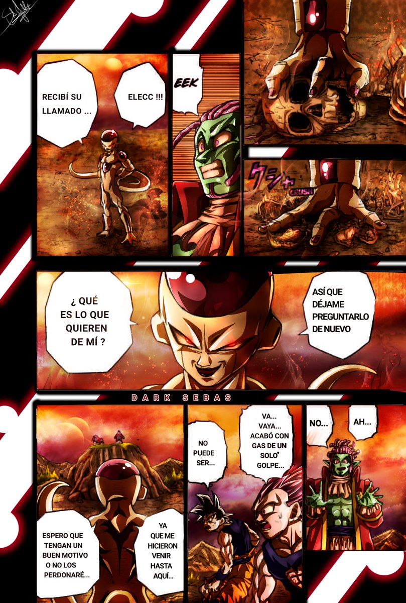 ForeverhptSebas's tweet photo. Dragon Ball Super chapter 87 . ( Manga )
Pensé que lo iba a terminar en 2 días y terminó en borrador por casi mas de 7 meses🤣.
Cómo pasa el tiempo pasa el tiempo rápido :,v.
#DragonBallSuper #DBZ #DBS #DragonBall #freezer #Goku #blackfreezer #Gas https://t.co/o0GZa1xdzf
