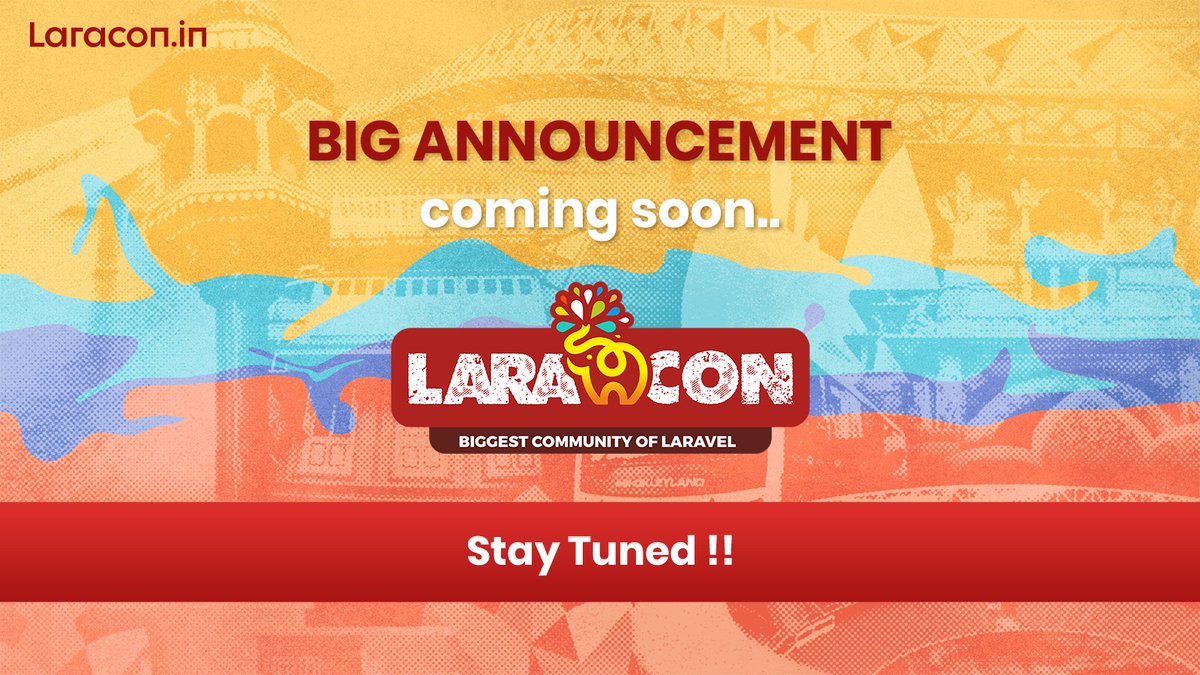 LaraconIN's tweet image. 🚀 Attention Artisans! Hold on to your hats because we&apos;ve got a BIG announcement heading your way! Stay tuned for the epic news!

#Laravel #LaraconIN