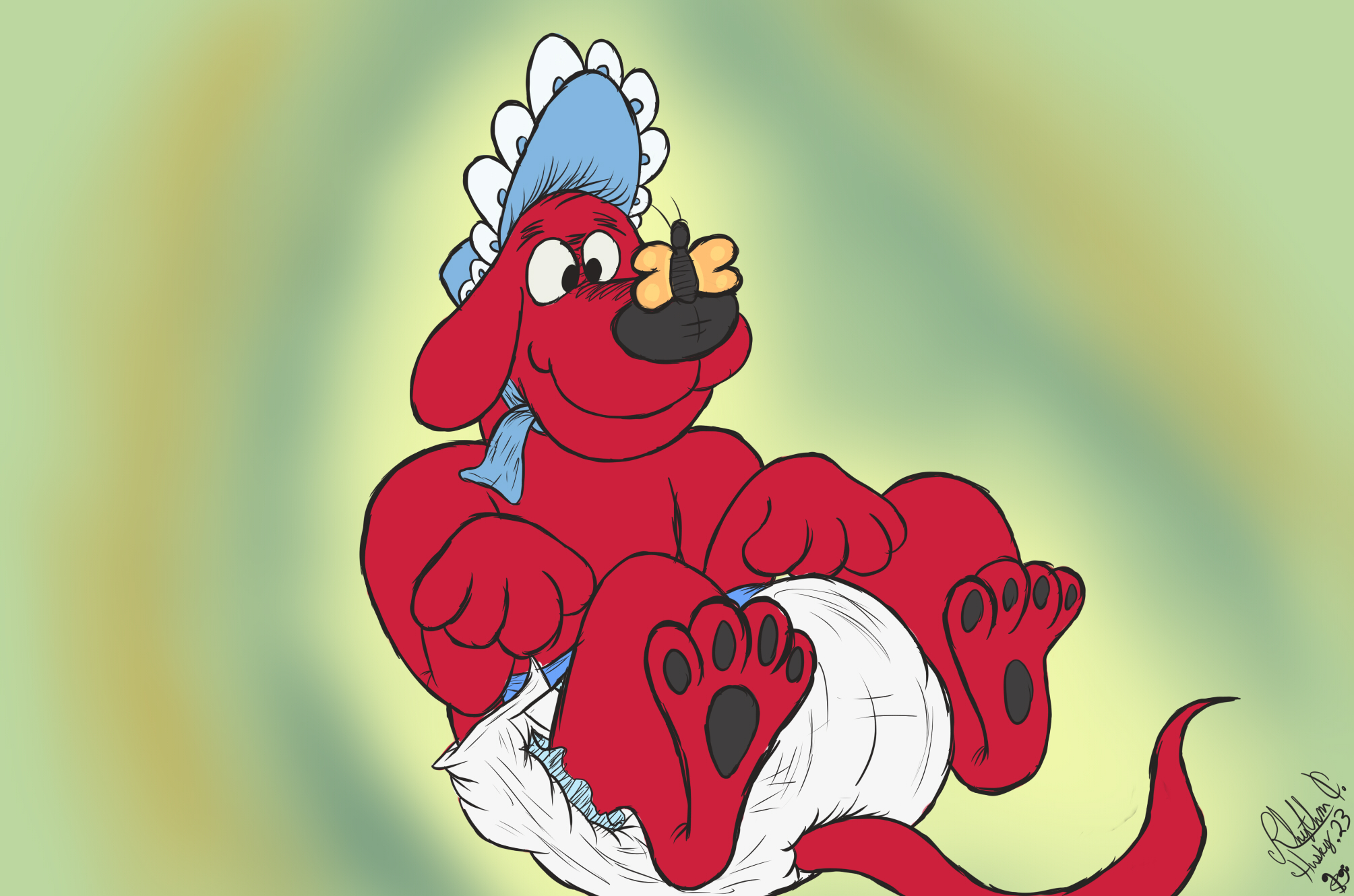 RhythmC.Husky on X: &ldquo;Here&rsquo;s Clifford the big red dog being a big 