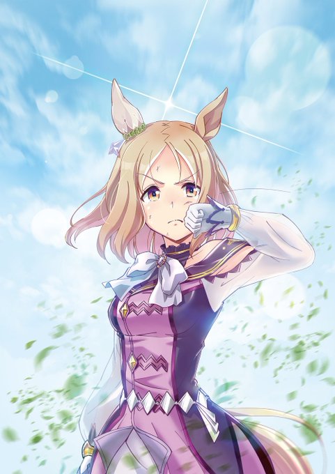 「blonde hair lens flare」 illustration images(Latest)