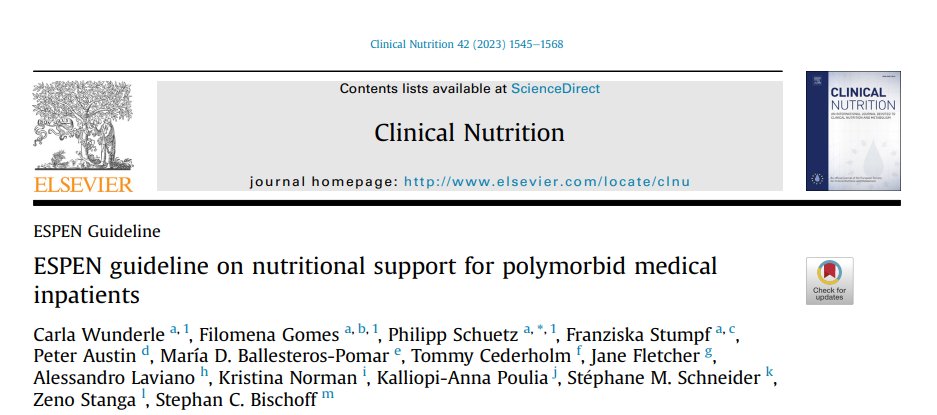 ESPENorg's tweet photo. And as a preview of the September issue 
ESPEN guideline on nutritional support for polymorbid medical inpatients https://t.co/WuyqDA8Cc9 https://t.co/lFo9XmVsZ2